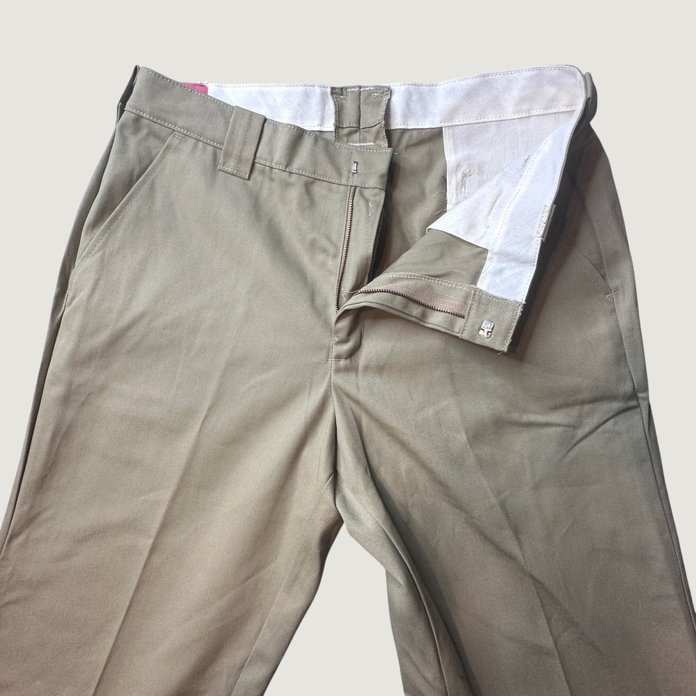 Red Kap Pants Mens 36x37U PT62KHO Chino Khaki Utility Raw Hem Workwear NEW